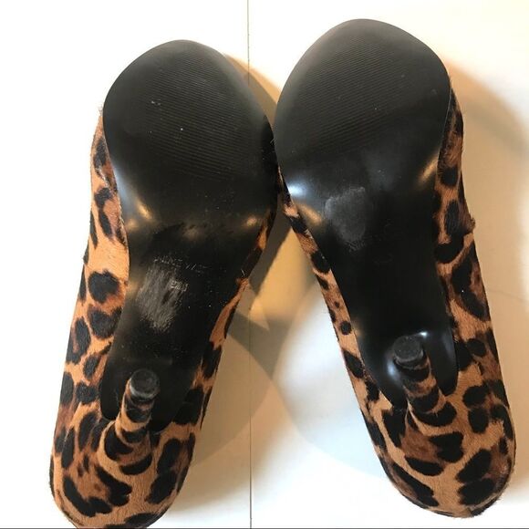 š NineāWestāanimalĀ printācalfāhairāheels.āSizeā6.5 - Picture 5 of 5